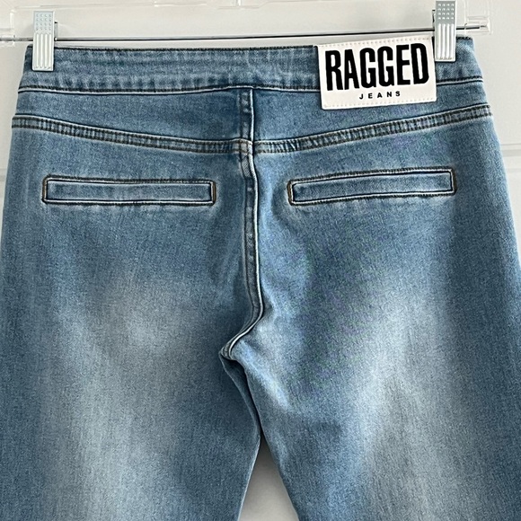 The Ragged Priest Low Rider Bootcut Jeans Size 24 Light Denim Stretch New - Picture 9 of 16